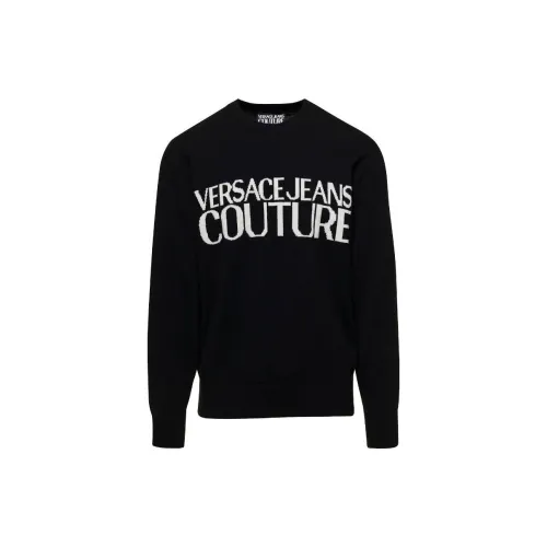 VERSACE JEANS Sweatshirts Men Black