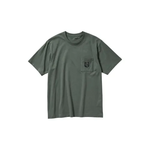 UNIQLO X Attack On Titan T-Shirts Unisex Green