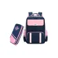 Royal Blue Pink, Large Size (Includes Blue Pink Pencil Case)