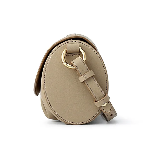 FION Cow Leather Pillow Bag Shoulder Bag Crossbody Bag Women's Multicolor-9
