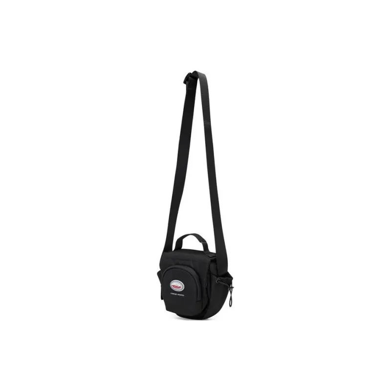 Skechers Fabric Shoulder Bag, Crossbody Bag Unisex Black-1