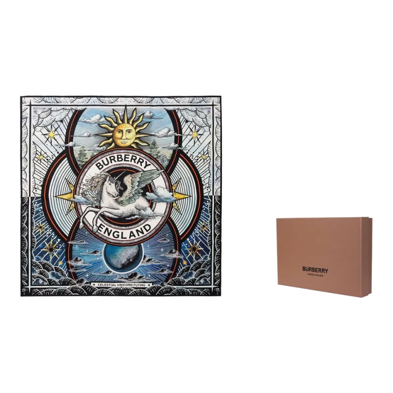 Burberry Silk Scarves Unisex-0