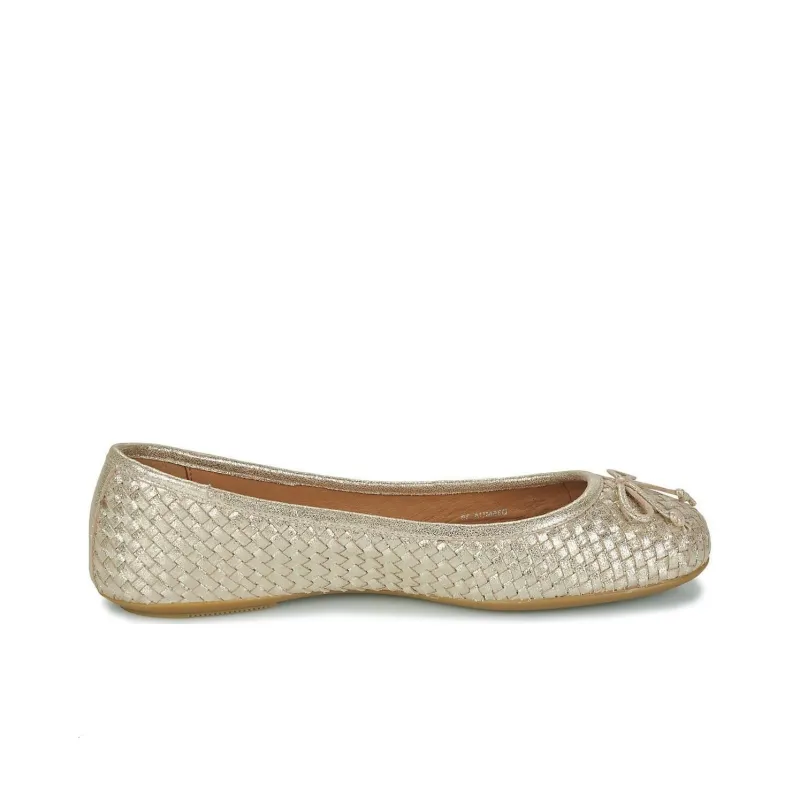 GEOX Casual Single Shoes Women's Gold-1