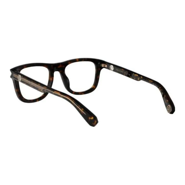PHILIPP PLEIN Acetate Square Eyeglass Frames Men's Tortoiseshell-3