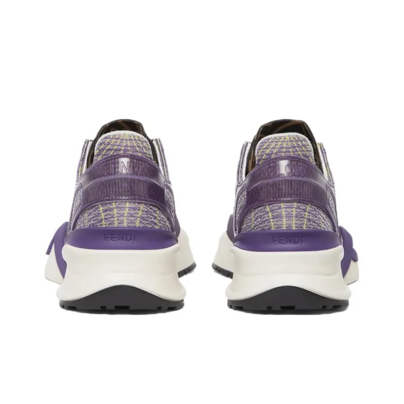 FENDI Flow Low Top Casual Shoes Men's Purple-4