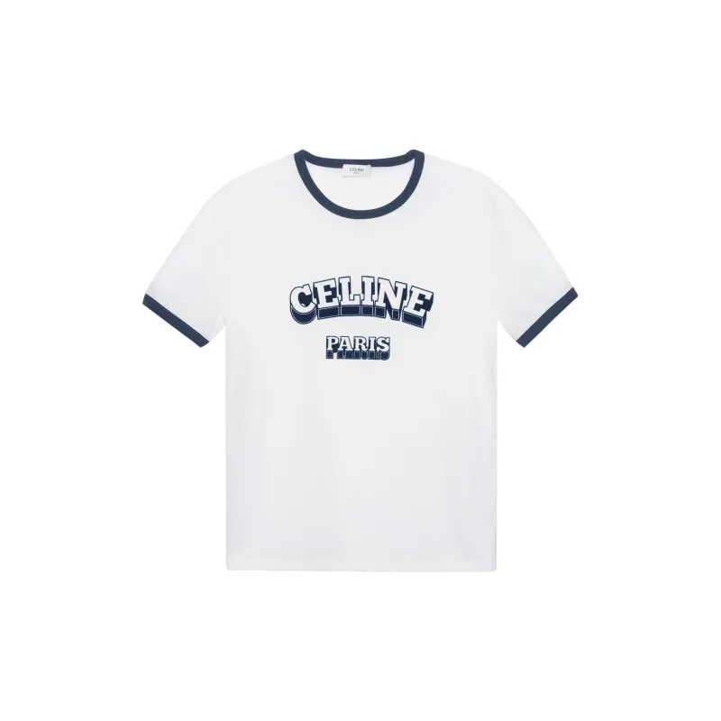 CELINE Paris 70s T-shirt in Cotton Jersey - POIZON