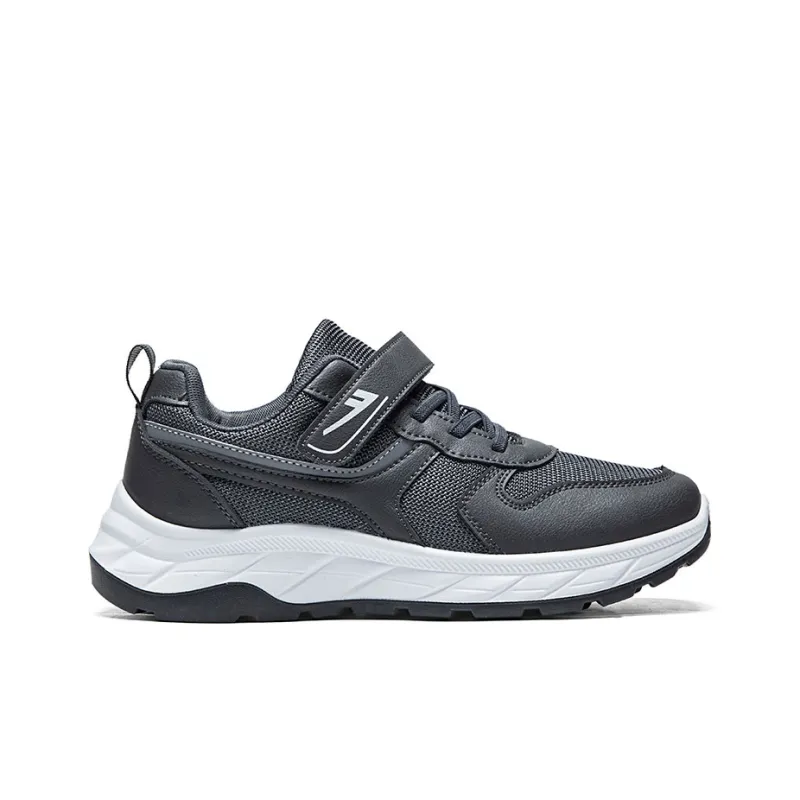 Warrior Soft Soled Dad Shoes Lightweight Low Top Casual Shoes Men's Gray-1