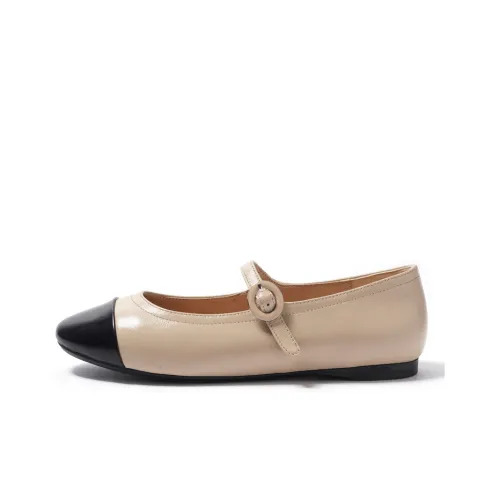 STEVE The Women's Casual Shoes 1cm Women's Apricot Black