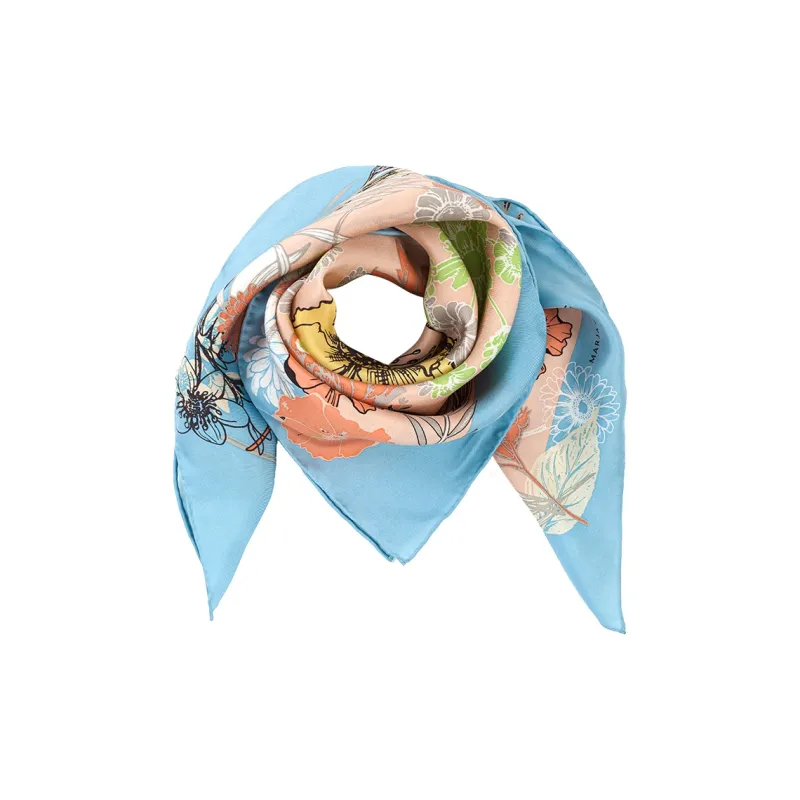 MARJAKURKI Silk Scarves Women's-1