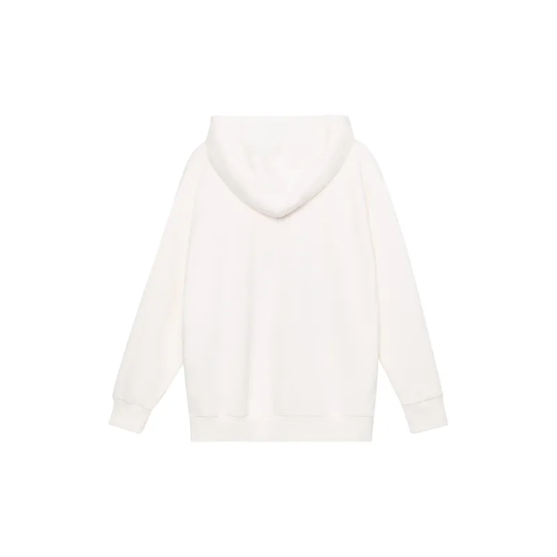GUCCI X Adidas Jersey Hooded Sweatshirt White-1