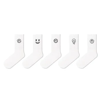 Duanmei Crew Socks For Spring And Fall Unisex 5 Pack