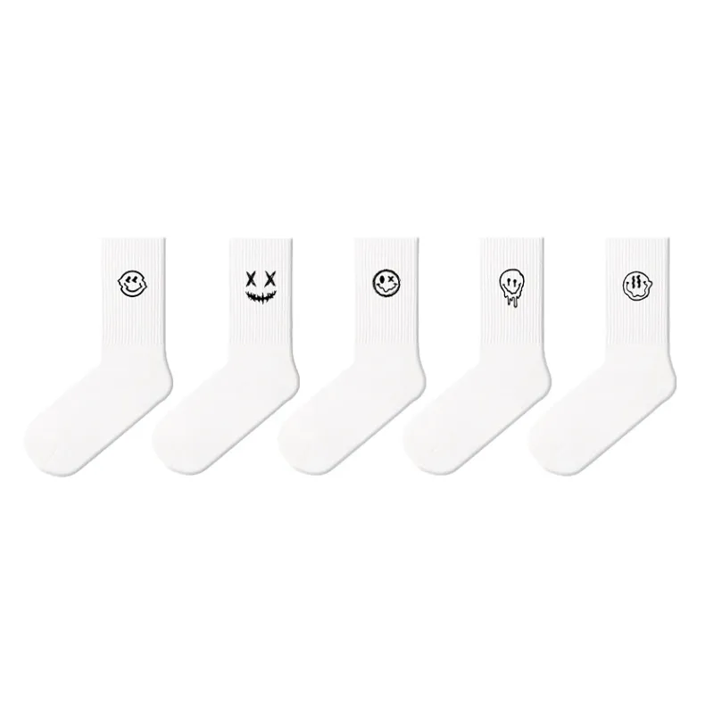 Duanmei Crew Socks For Spring And Fall Unisex 5 Pack-0