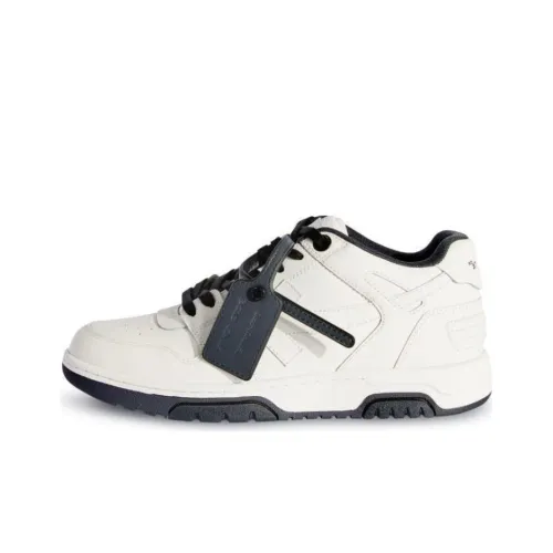 OFF WHITE Low Top Skateboard Shoes Women's White