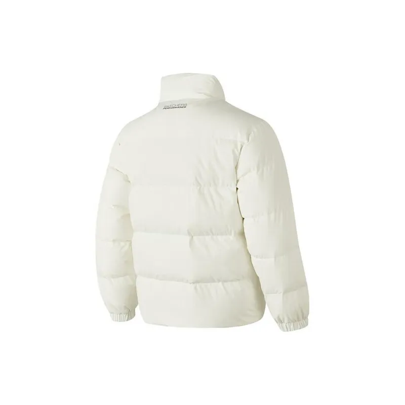 Skechers Sports Life Collection Down Jacket Unisex Marshmallow White-1