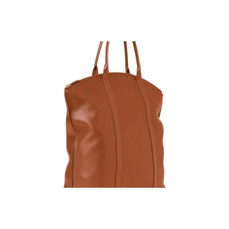 THE ROW Dante Leather Tote Bag Shopping Bag Handbag Extra Large Women's Brown-4