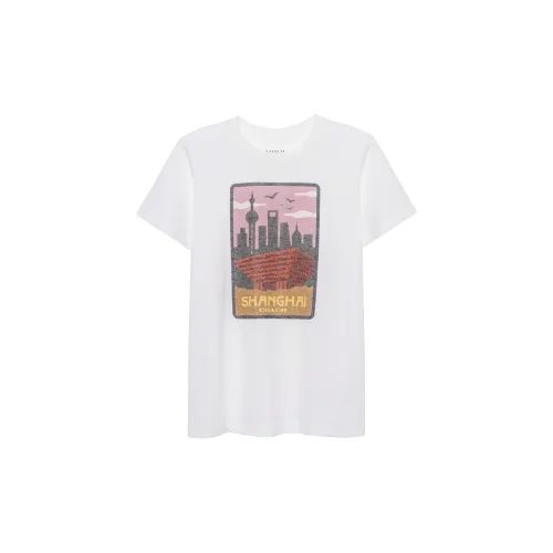 COACH T-Shirts Unisex White