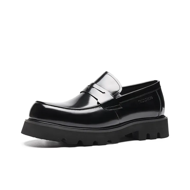 TRUMPPIPE Loafers Men Low Top Black-1