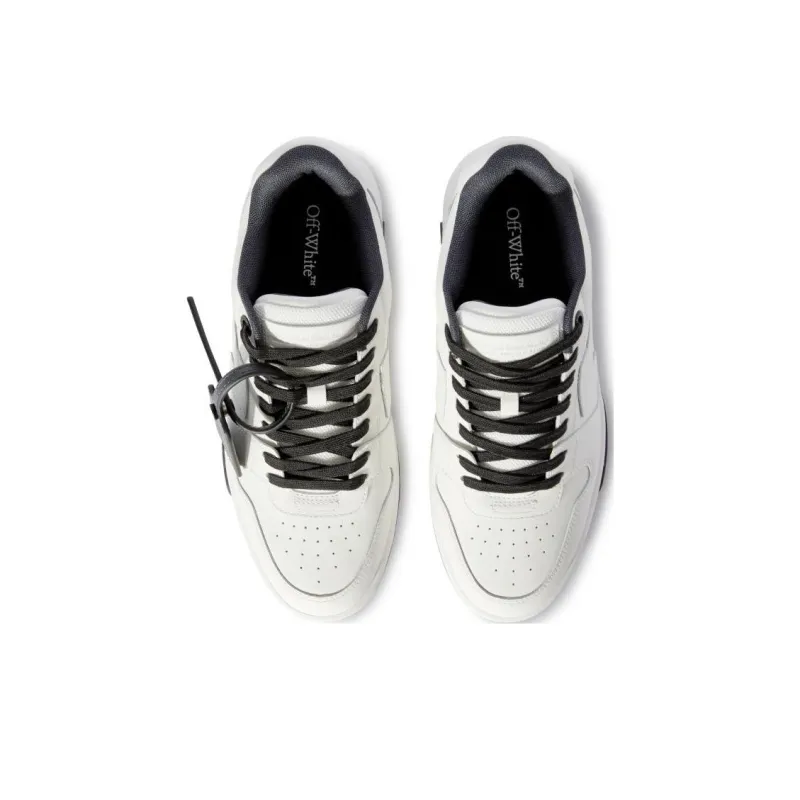 OFF WHITE Low Top Skateboard Shoes Women's White-3
