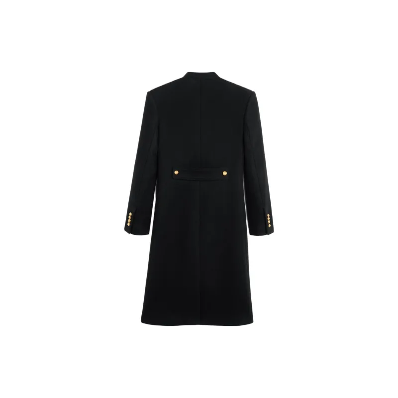 CELINE Military Coat In Wool Cloth-1