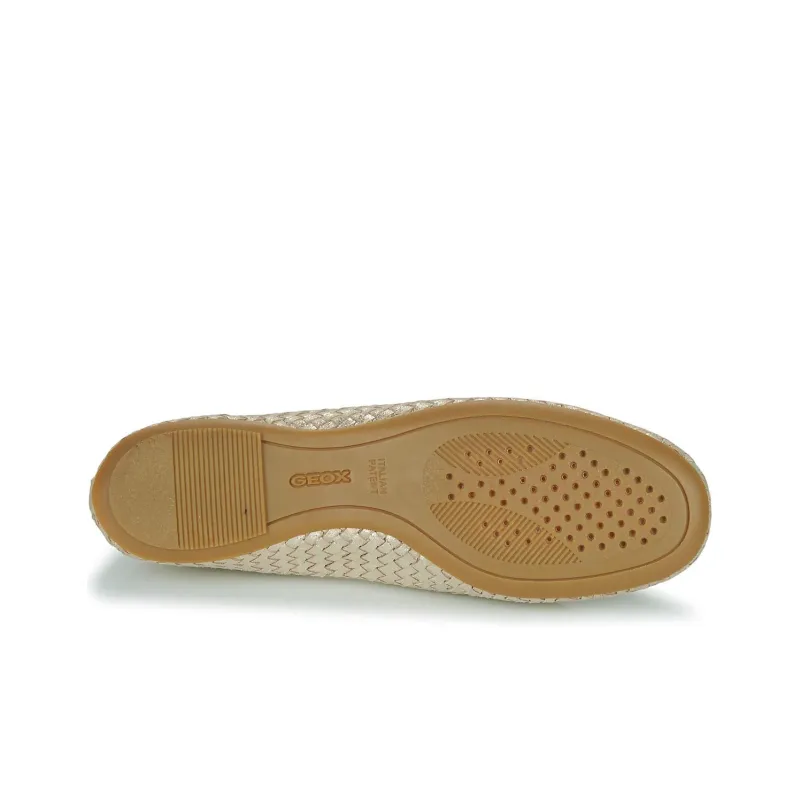 GEOX Casual Single Shoes Women's Gold-4