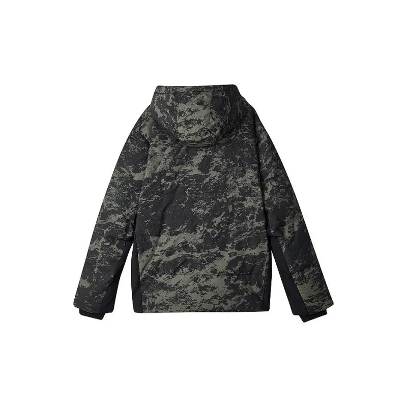 Skechers Sports Life Collection Down Jackets Men Black Green Camouflage-1