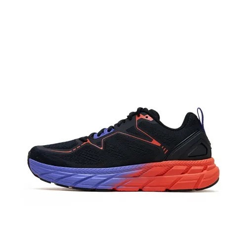 HOT POTATO Running Shoes Unisex Low-Top Black/Orange