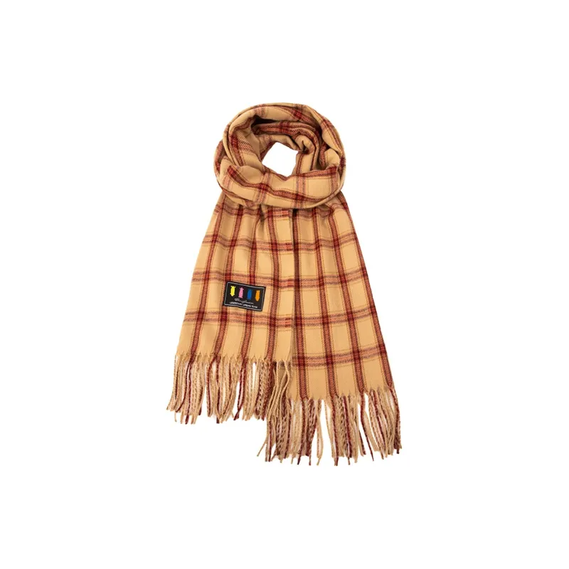 BAIJUAN Knit Scarves Unisex-3