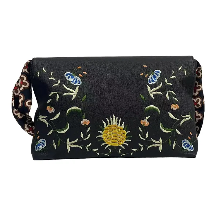 GUCCI Dionysus Leather Flap Messenger Bag Shoulder Bag Crossbody Bag Large Size Women's Black-4