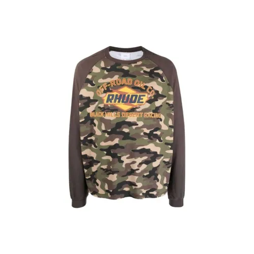 RHUDE Sweatshirts Men Green