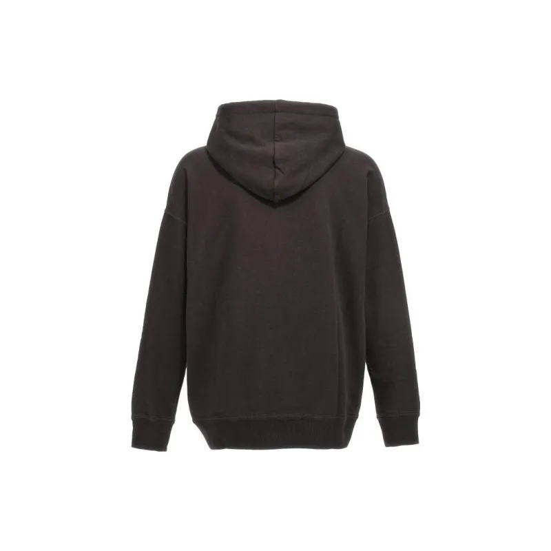 ISABEL MARANT Mansel Logo Printed Drawstring Hoodie-1