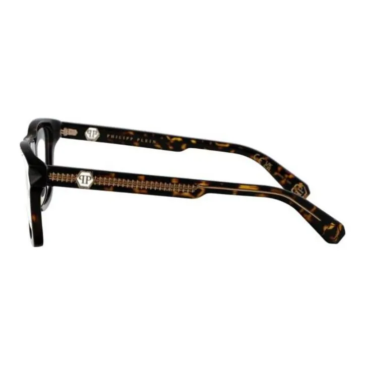 PHILIPP PLEIN Acetate Square Eyeglass Frames Men's Tortoiseshell-2