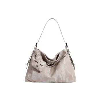 UNITE STAR PU Tote Combo Bag Shoulder Bag Women's Khaki/Pink/Black