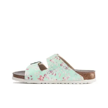 Birkenstock Arizona Esd Birko Flor Narrow Fit 'Flower Field Mint' Women's