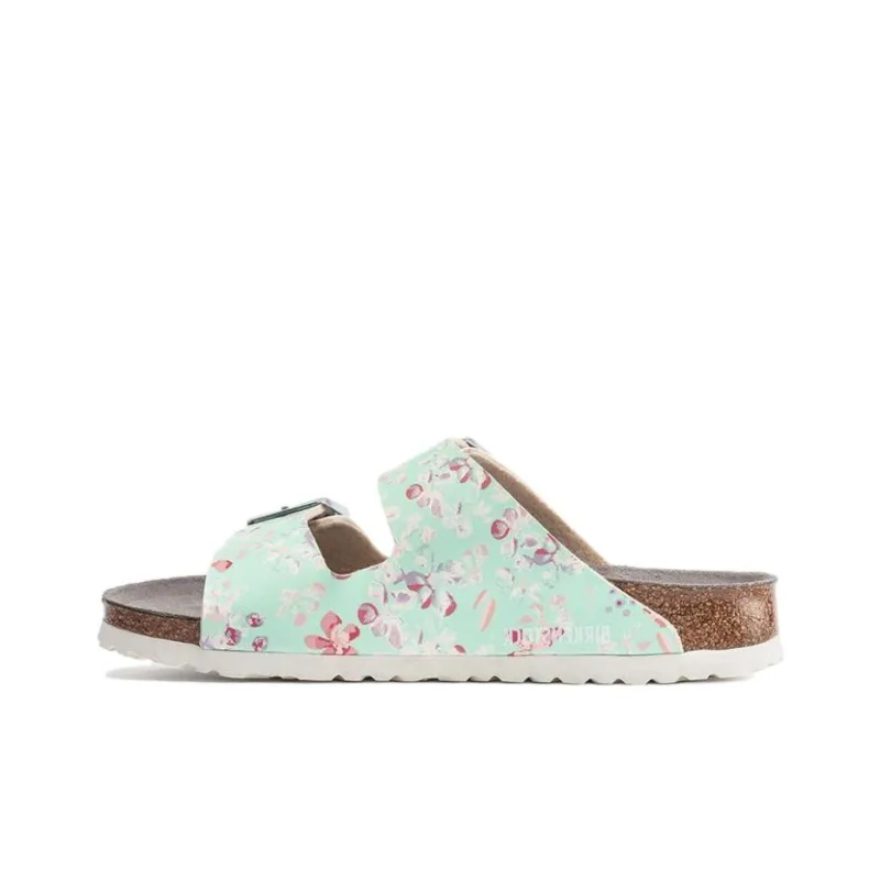 Birkenstock Arizona Esd Birko Flor Narrow Fit 'Flower Field Mint' Women's-0