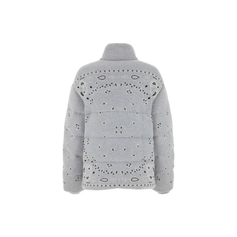 Alanui Paisley Printed Zipped Padded Jacket-1