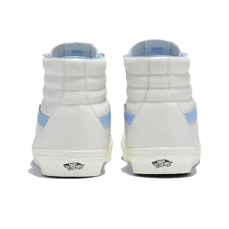 Vans Sk8 Hi Vintage Leather 'Blue White'-3