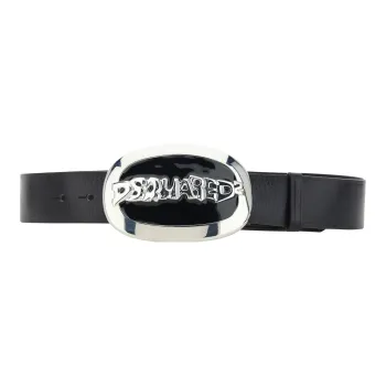 DSQUARED 2 Logo Plaque Buckle Belt