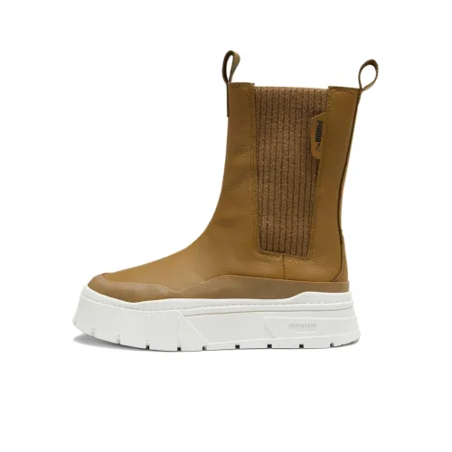 Puma Women's Mayze Stack Chelsea Winter Boot 'Chocolate Chip'