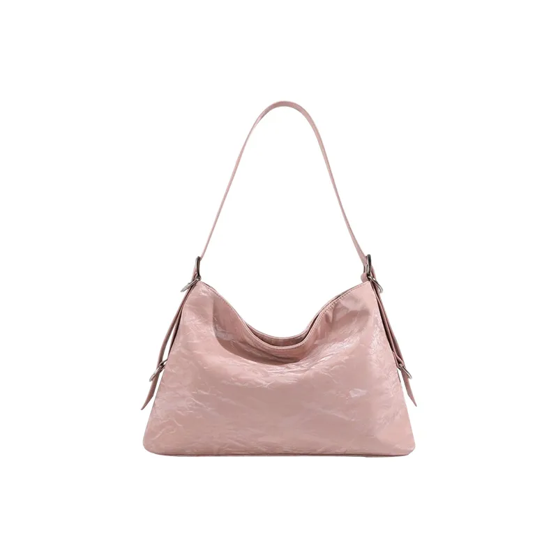 UNITE STAR PU Tote Combo Bag Shoulder Bag Women's Khaki/Pink/Black-5