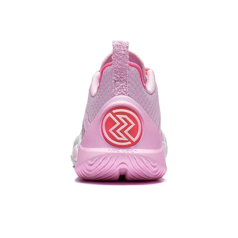 LiNing Speed 10 Durable Breathable Low-Top Basketball Shoes Men's Soft Cherry Blossom Pink-5