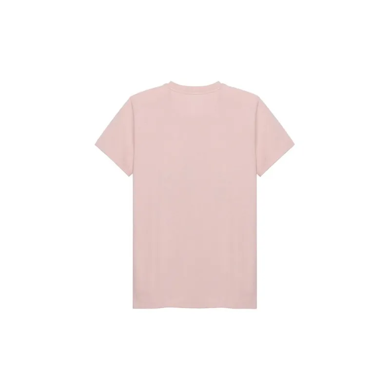 COACH Letter Logo Print Pullover Short-Sleeved T-Shirt Women's Pink-1