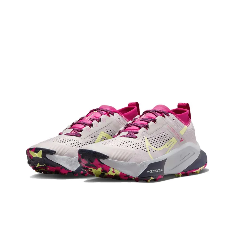 Nike ZoomX Zegama Platinum Violet Luminous Green Women's-2