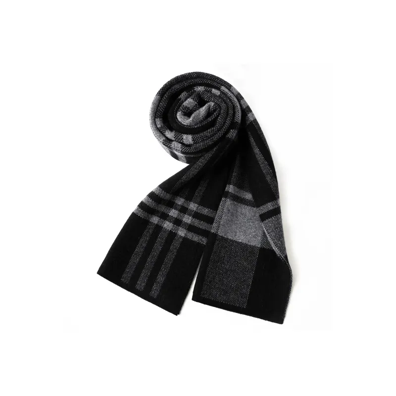 Jiu Ji Cashmere Knit Scarves Men's-3