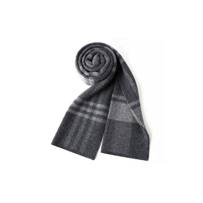 Jiu Ji Cashmere Knit Scarves Men's-0