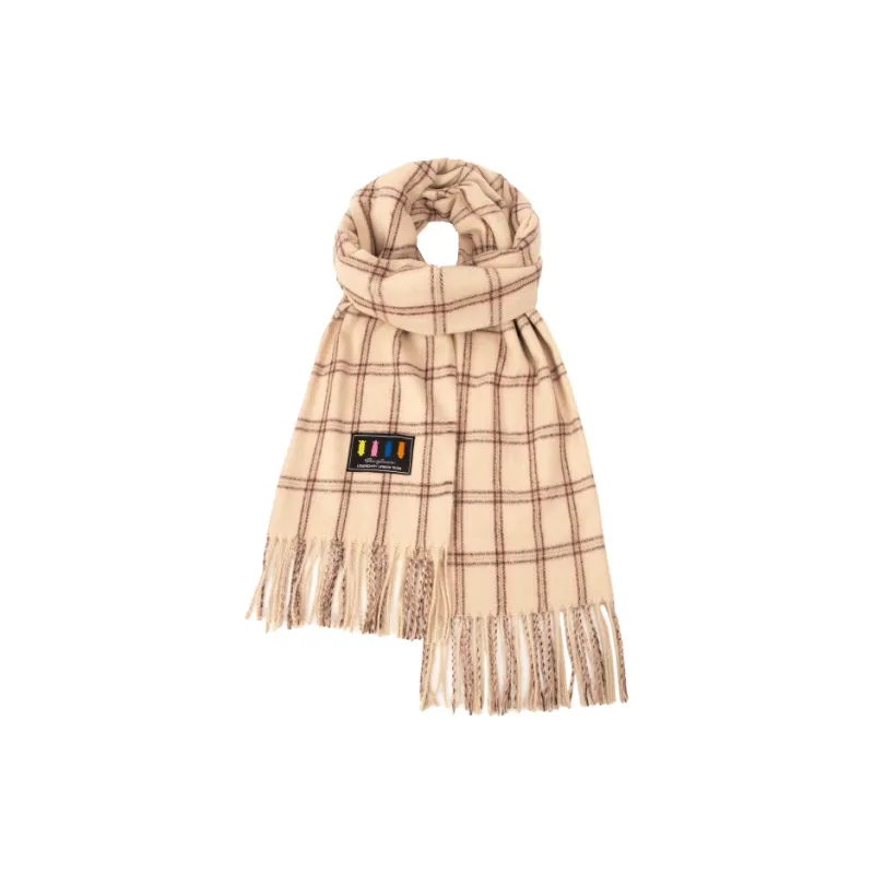BAIJUAN Knit Scarves Unisex-4