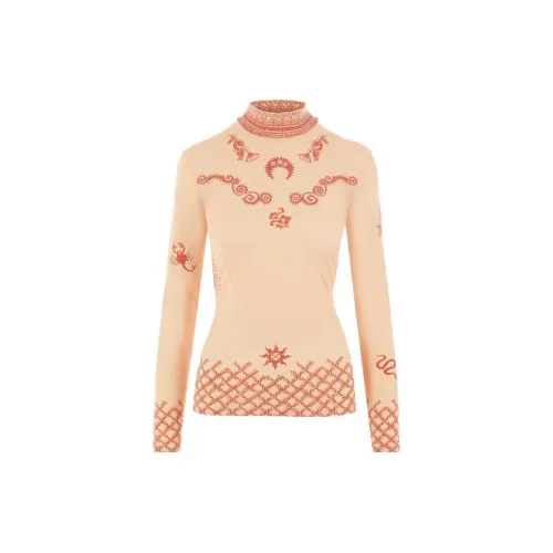 Marine Serre Sweaters Women's Nude