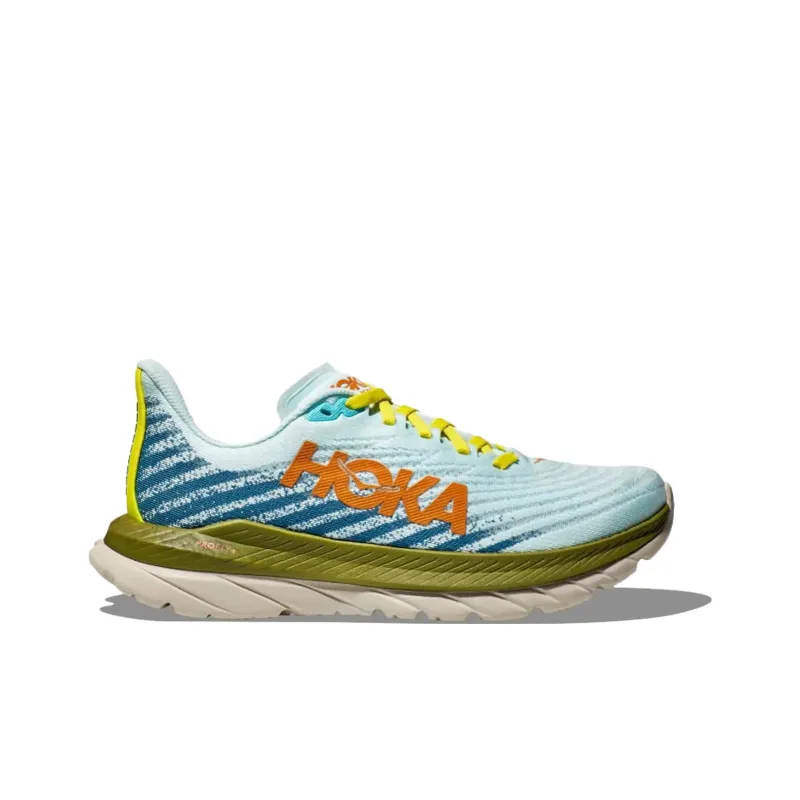 HOKA ONE ONE Mach 5 Cushioning Balance Low Top Running Shoes Men's Blue-1
