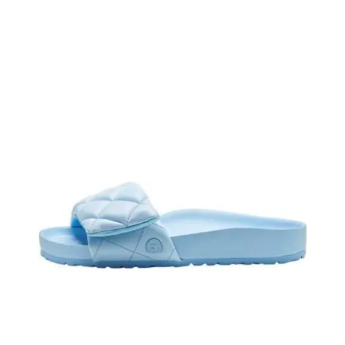 Birkenstock Slip Resistant Slide Slippers Women's Pink Blue