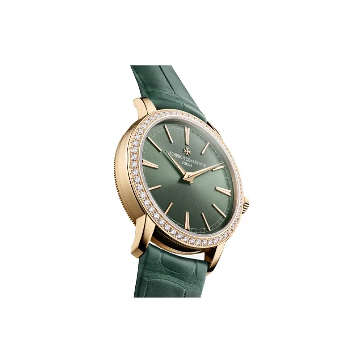 VACHERON CONSTANTIN Heritage Collection TRADITIONNELLE Manual Mechanical Movement Women's Watch Watch 33mm Green Dial-2