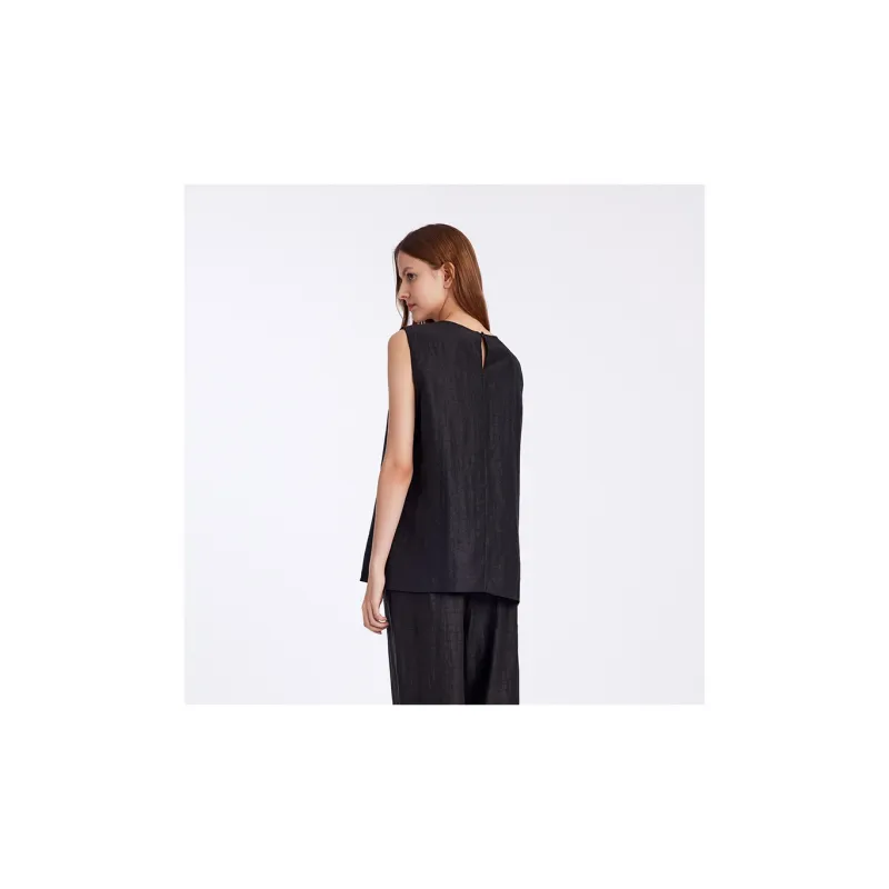 GOELIA Tank Tops Women's 00B Black-3